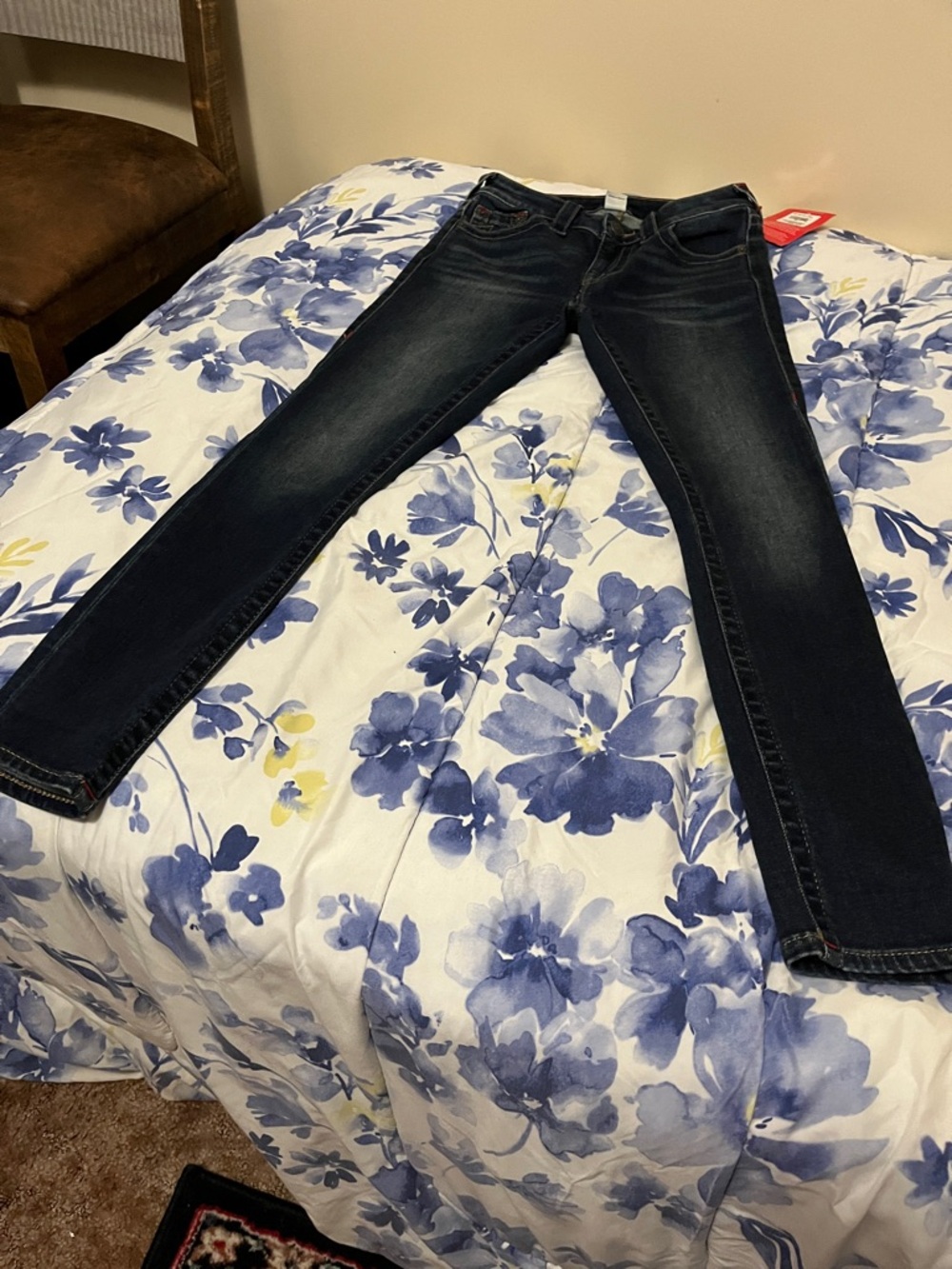 True Religion Dark Wash Skinny Jeans - Indigo
